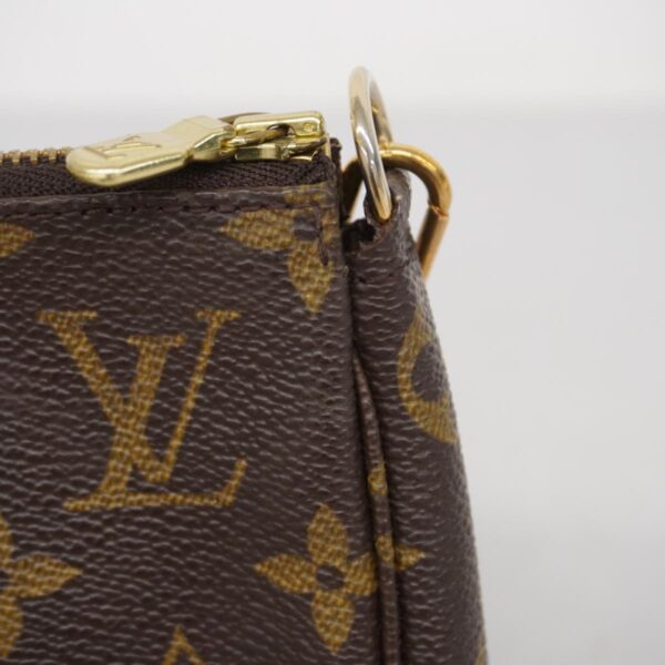 1240001049548 8 Louis Vuitton Monogram Pochette Accessoire Pouch Brown