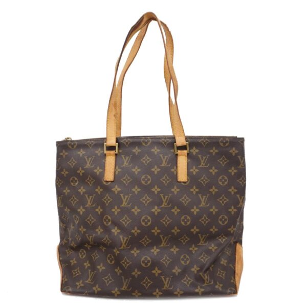 1240001049554 1 Louis Vuitton Monogram Cabamezzo Tote Bag Brown