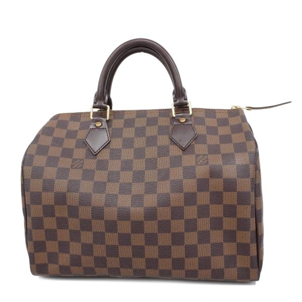 1240001049555 1 Louis Vuitton Speedy 30 Damier Handbag Ebene