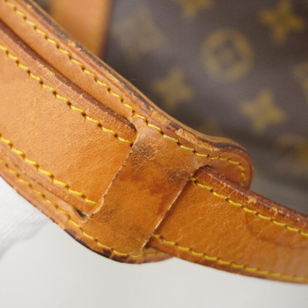 1240001049576 12 Louis Vuitton Monogram Keepall Bandouliere Bag Brown