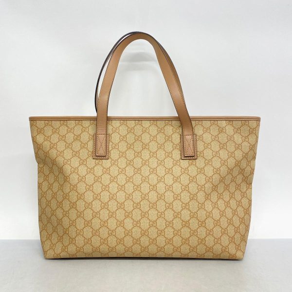 1240001049578 10 Gucci Gg Supreme Tote Bag Pink Beige Champagne