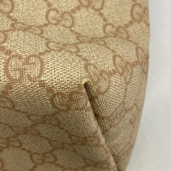 1240001049578 7 Gucci Gg Supreme Tote Bag Pink Beige Champagne