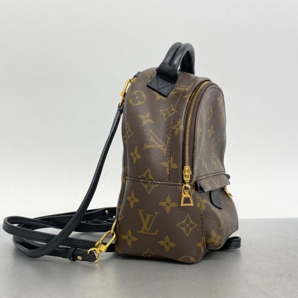 1240001049585 2 Louis Vuitton Monogram Palm Springs Backpack MINI Brown