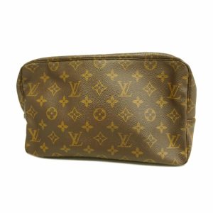 1240001049685 1 Louis Vuitton Looping GM Shoulder Bag Canvas Brown