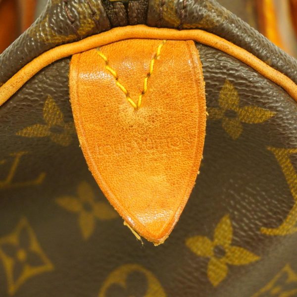 1240001049688 5 Louis Vuitton Speedy 25 Monogram Handbag Brown