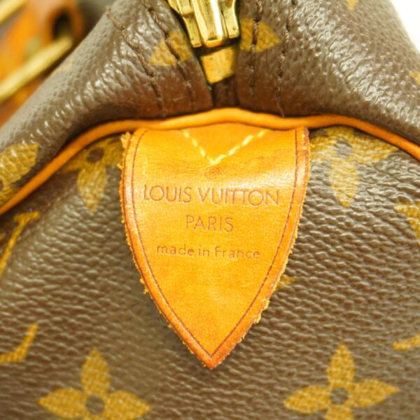 1240001049689 5 Louis Vuitton Monogram Speedy 30 Handbag Brown