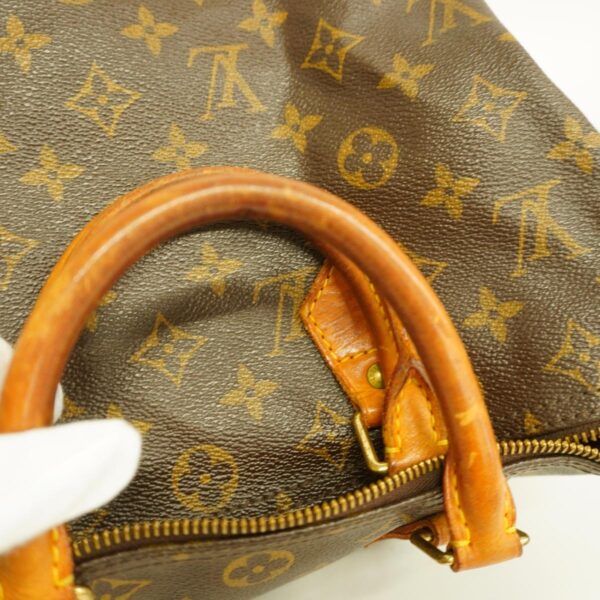 1240001049689 8 Louis Vuitton Monogram Speedy 30 Handbag Brown