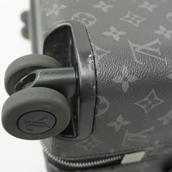 1240001049698 9 Louis Vuitton Monogram Eclipse Horizon 50 Suitcase Black