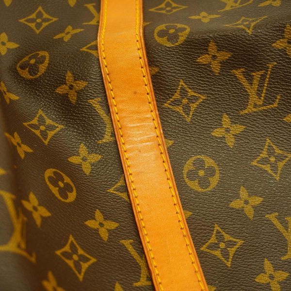 1240001049700 12 Louis Vuitton Keepall 55 Monogram Bag Brown