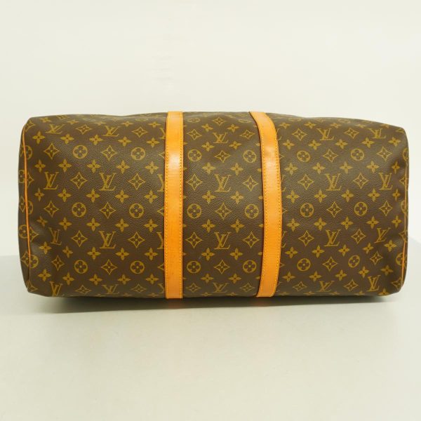 1240001049700 3 Louis Vuitton Keepall 55 Monogram Bag Brown