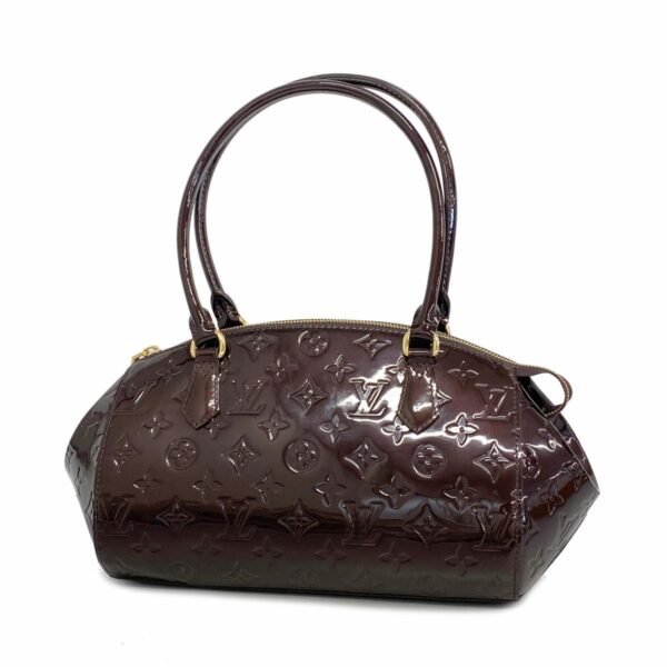 1240001049719 1 Louis Vuitton Vernis Sherwood PM Handbag Amarant