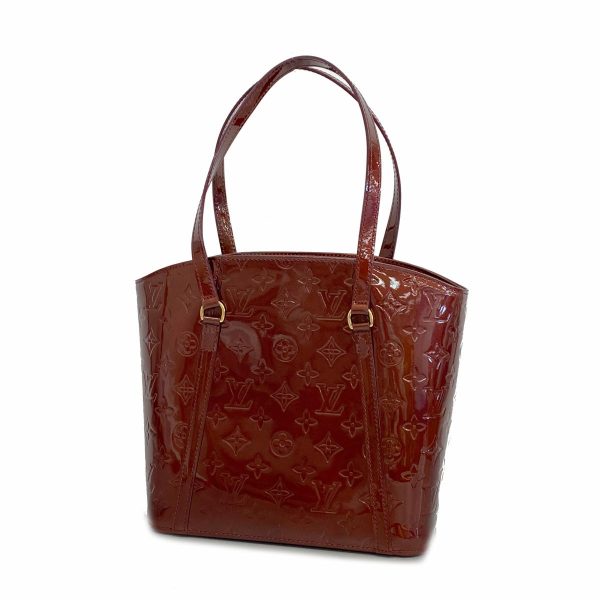 1240001049720 1 Louis Vuitton Avalon Mm Vernis Tote Bag Rouge Fauvist