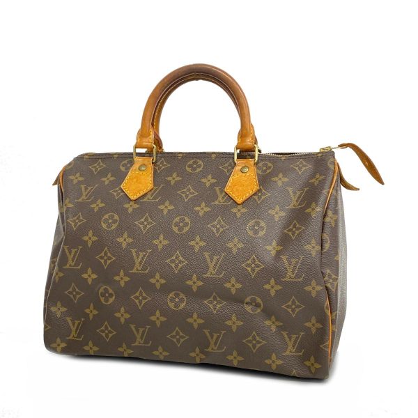 1240001049728 1 Louis Vuitton Speedy 30 Monogram Handbag Brown