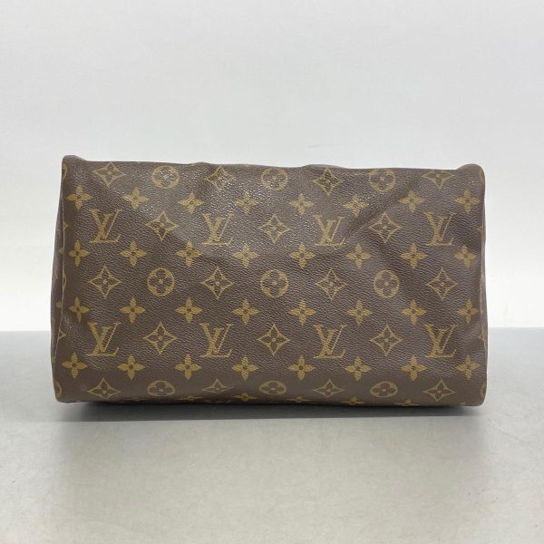 1240001049728 3 Louis Vuitton Speedy 30 Monogram Handbag Brown