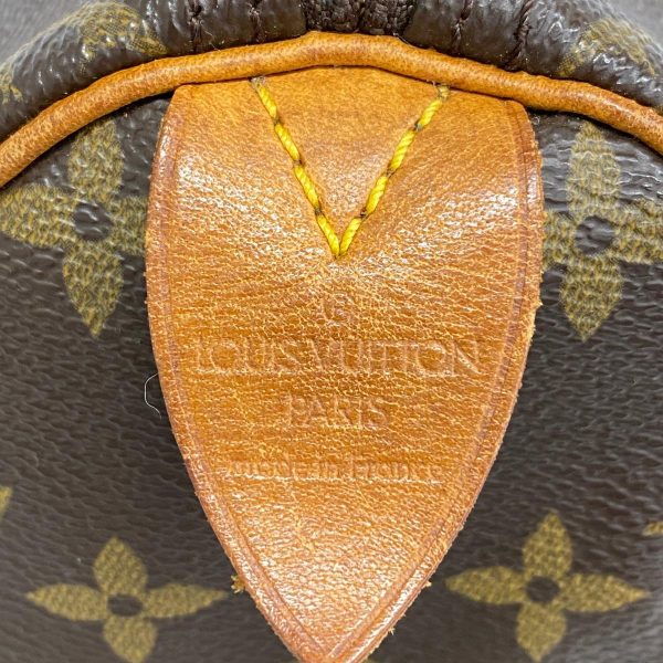 1240001049728 5 Louis Vuitton Speedy 30 Monogram Handbag Brown