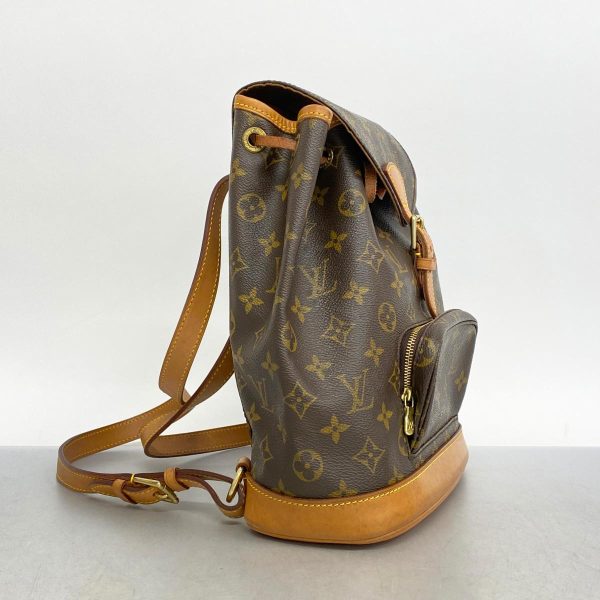 1240001049733 2 Louis Vuitton Monsouris Mm Monogram Rucksack Brown