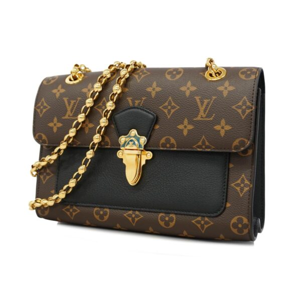 1240001049782 1 Louis Vuitton Monogram Victoire Shoulder Bag Noir Black