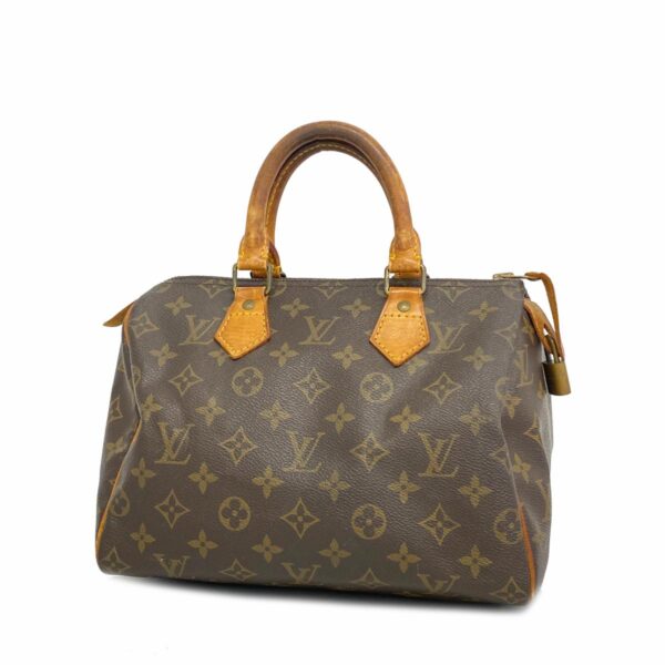 1240001049823 1 Louis Vuitton Monogram Speedy 25 Handbag Brown