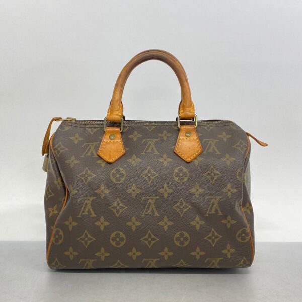 1240001049823 15 Louis Vuitton Monogram Speedy 25 Handbag Brown