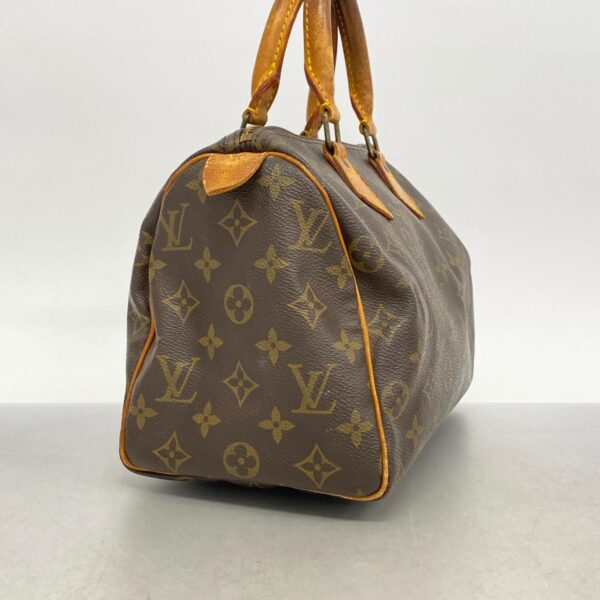 1240001049823 2 Louis Vuitton Monogram Speedy 25 Handbag Brown