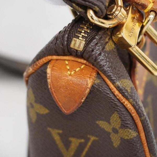 1240001049867 12 Louis Vuitton Monogram Mini Speedy 2way Bag Brown