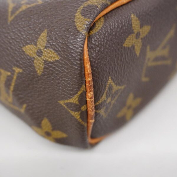 1240001049867 13 Louis Vuitton Monogram Mini Speedy 2way Bag Brown