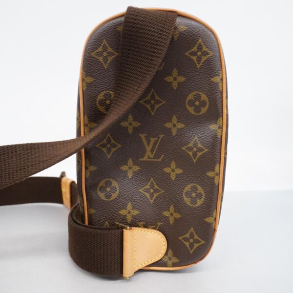 1240001049868 11 Louis Vuitton Monogram Pochette Ganju Body Bag Brown