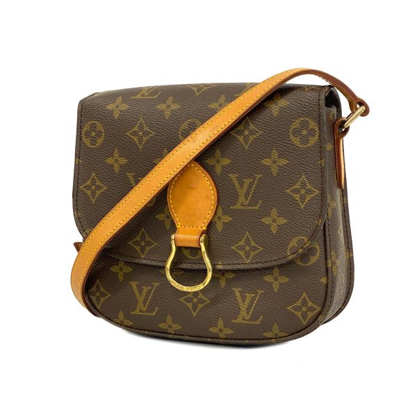 1240001049909 1 Louis Vuitton Saint Cloud Monogram Shoulder Bag Brown