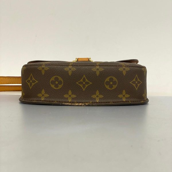 1240001049909 3 Louis Vuitton Saint Cloud Monogram Shoulder Bag Brown