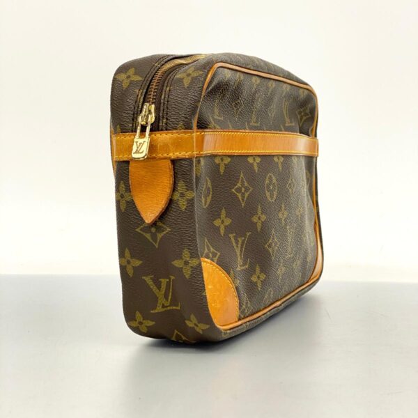 1240001049924 2 Louis Vuitton Monogram Compiegne Clutch Bag Brown