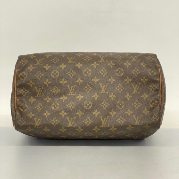 1240001049925 3 Louis Vuitton Monogram Speedy 35 Handbag Brown