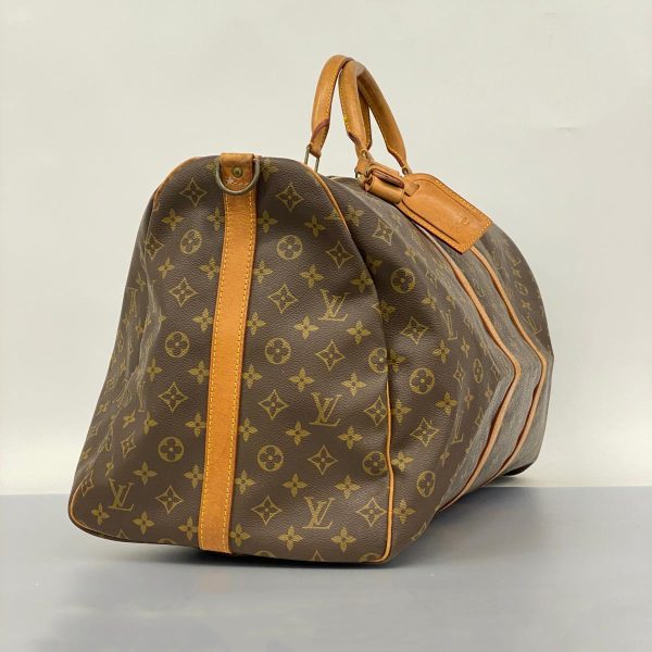 1240001049928 2 Louis Vuitton Keepall Bandouliere 60 Monogram Bag Brown