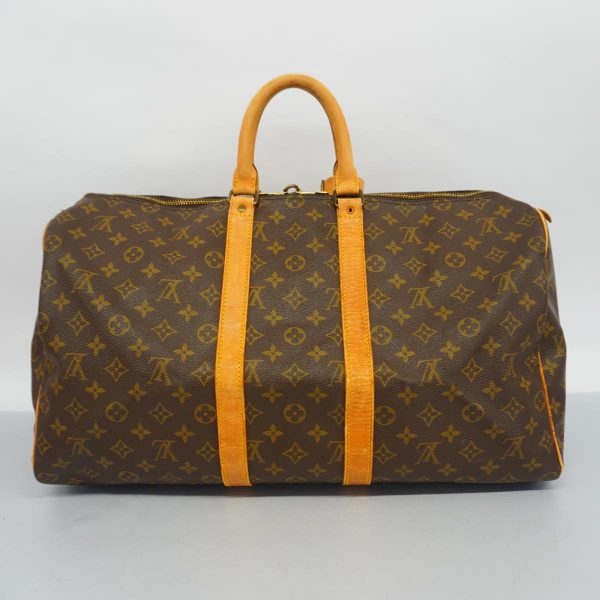 1240001049941 16 Louis Vuitton Keepall 50 Monogram Bag Brown