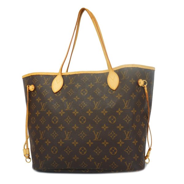 1240001049946 1 Louis Vuitton Neverfull Mm Monogram Tote Bag Brown