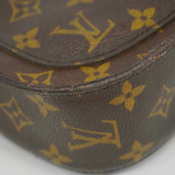 1240001049947 16 Louis Vuitton Monogram Saint Crew GM Shoulder Bag Brown