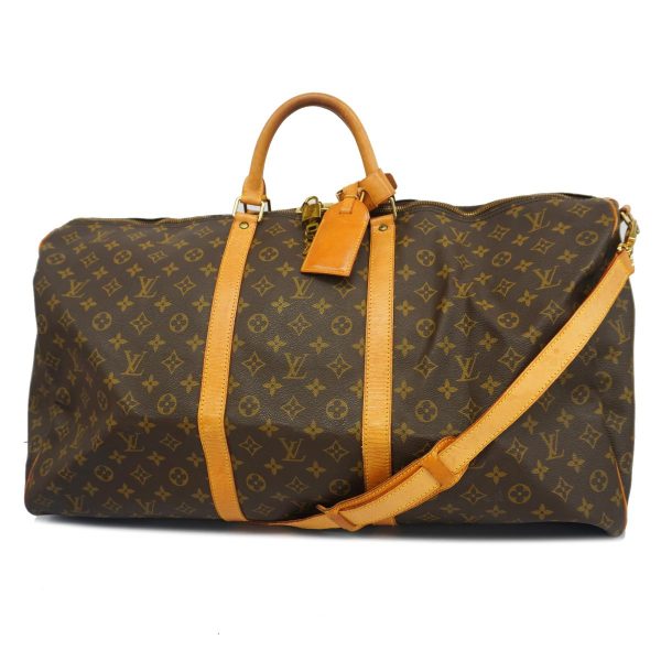 1240001049951 1 Louis Vuitton Keepall Bandouliere 60 Monogram Bag Brown