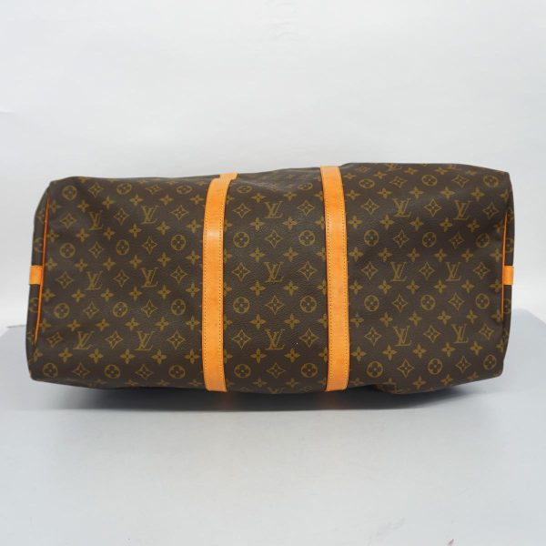 1240001049951 3 Louis Vuitton Keepall Bandouliere 60 Monogram Bag Brown