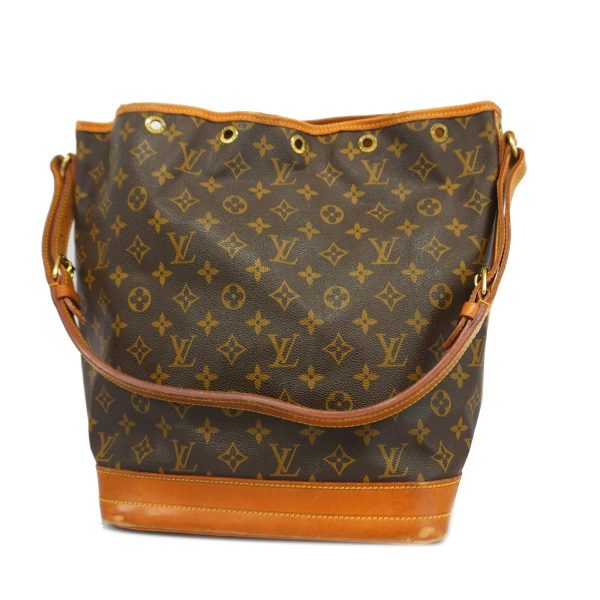 1240001049960 1 1 Louis Vuitton Noe Monogram Shoulder Bag Brown