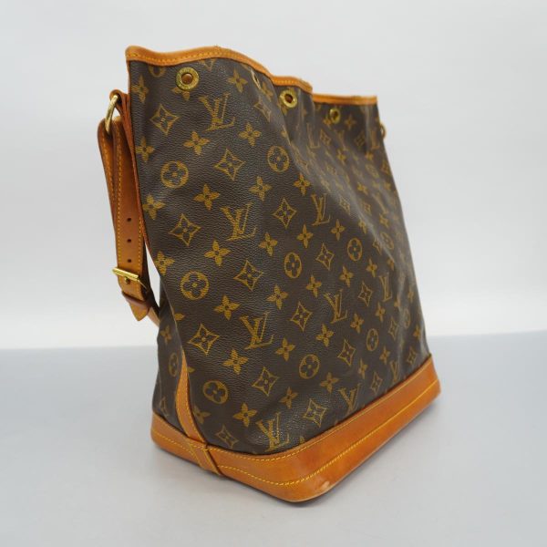 1240001049960 2 1 Louis Vuitton Noe Monogram Shoulder Bag Brown