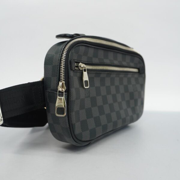 1240001049964 2 Louis Vuitton Damier Graphite Ambrelaire Body Bag Black