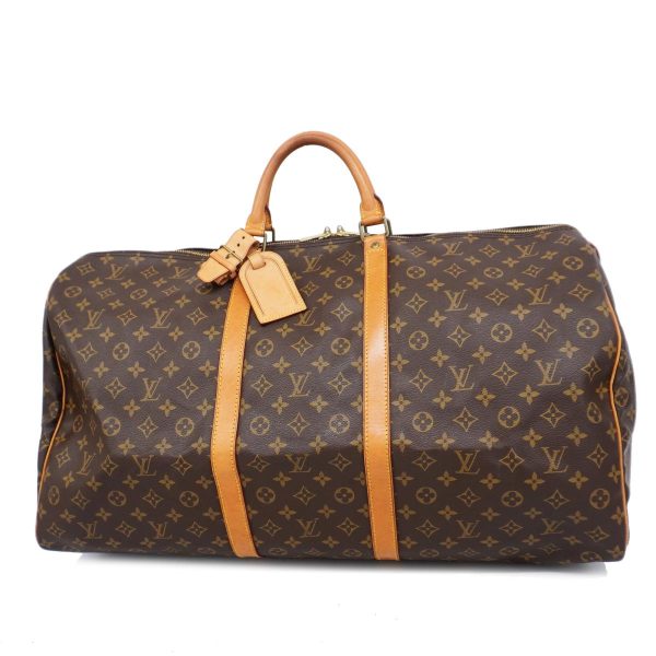 1240001049973 1 Louis Vuitton Keepall 60 Monogram Bag Brown