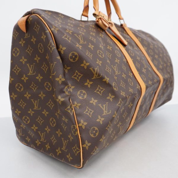 1240001049973 2 Louis Vuitton Keepall 60 Monogram Bag Brown