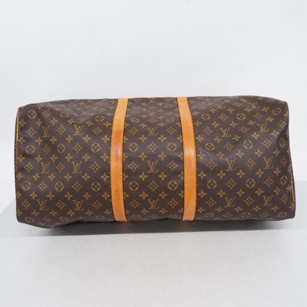 1240001049973 3 Louis Vuitton Keepall 60 Monogram Bag Brown