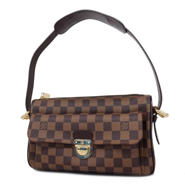 1240001049974 1 Louis Vuitton Damier Ravello GM Shoulder Bag Ebene