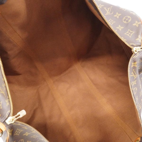 1240001049980 4 Louis Vuitton Keepall Bandouliere 60 Monogram Bag Brown