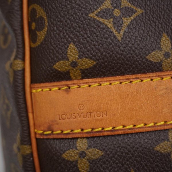 1240001049980 5 Louis Vuitton Keepall Bandouliere 60 Monogram Bag Brown