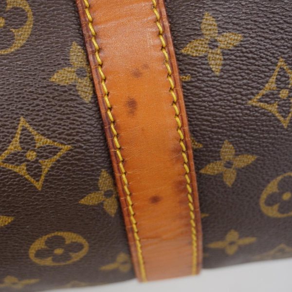 1240001049980 6 Louis Vuitton Keepall Bandouliere 60 Monogram Bag Brown