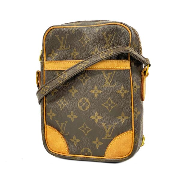 1240001049990 1 Louis Vuitton Monogram Danub Shoulder Bag Brown