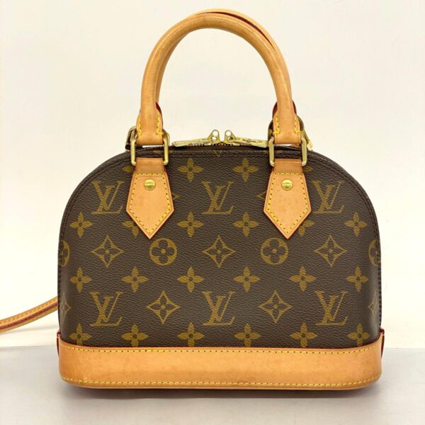 1240001049992 14 Louis Vuitton Monogram Alma BB 2way Bag Brown