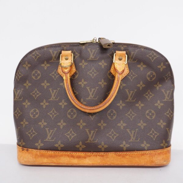 1240001050007 17 Louis Vuitton Monogram Alma Handbag Brown